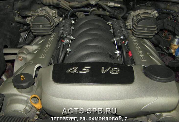 Установка газа на Cayenne 4.5 V8 2006